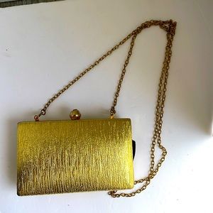 Mini gold vintage purse
